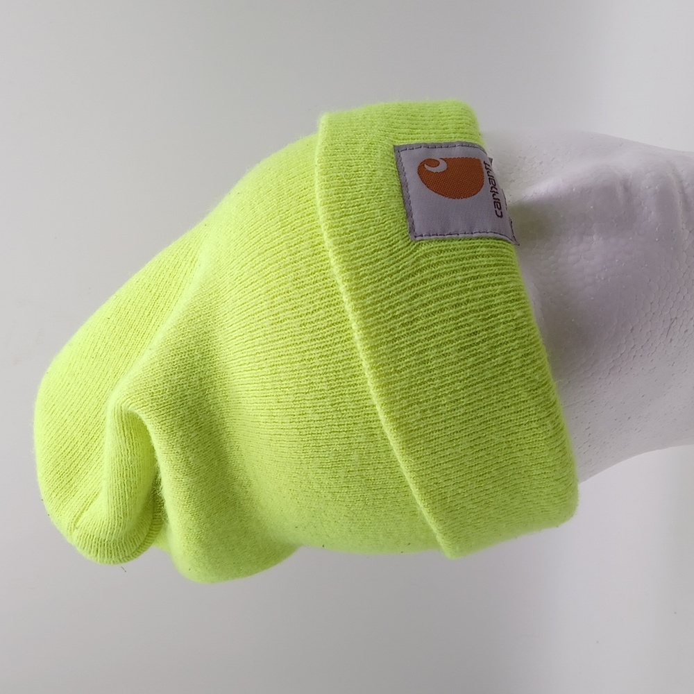 Neon Carhartt Beanie Hat One Size